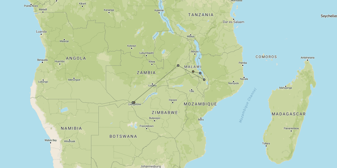 Vic Falls, Luangwa & Lake Malawi