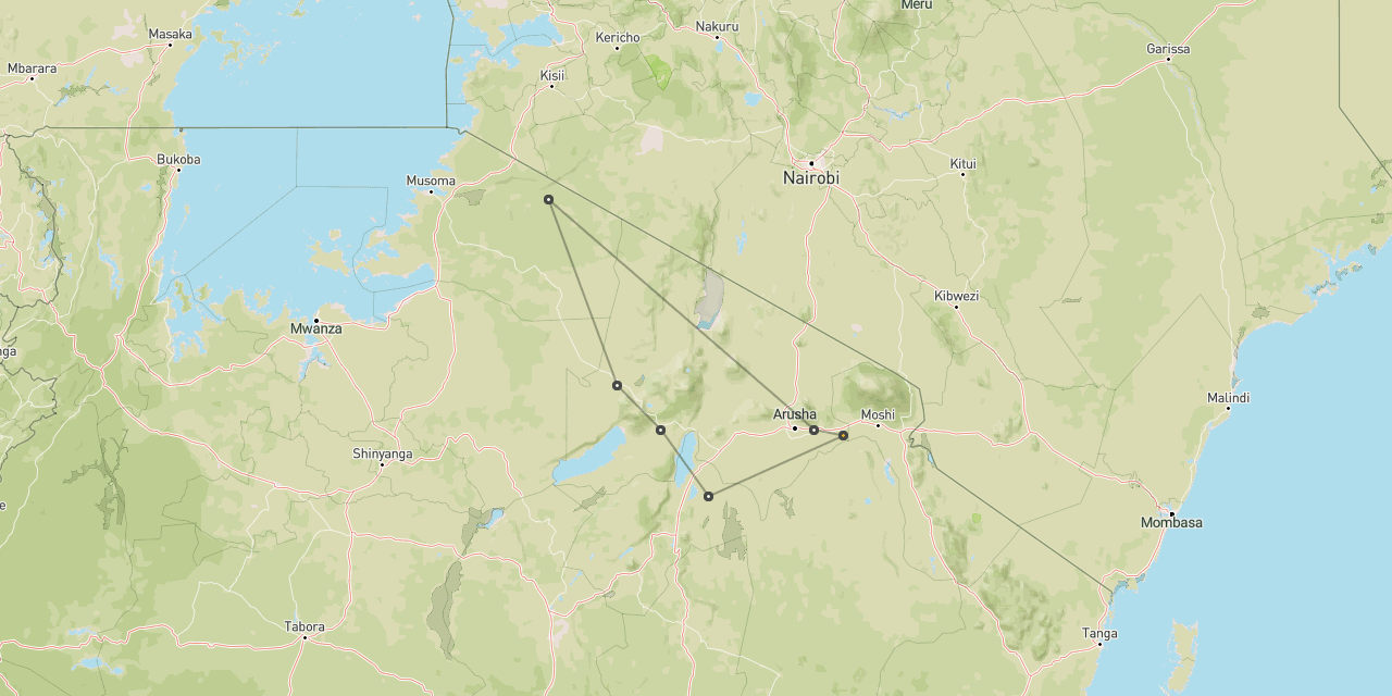 Serengeti, Ngorongoro & Tarangire