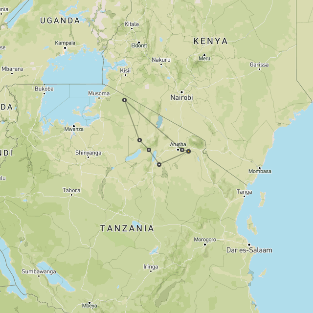 Serengeti, Ngorongoro & Tarangire