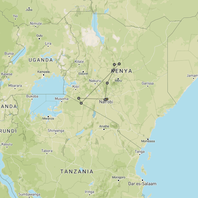 Laikipia, Samburu, Mathew's & Mara