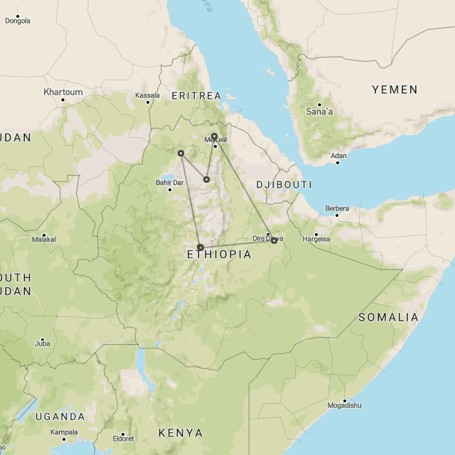 Simiens, Lalibela, Gheralta & Harar