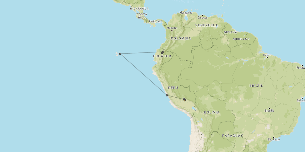 Otavalo, Galapagos & Inca