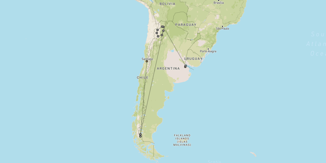 Salta, Glaciares & Torres