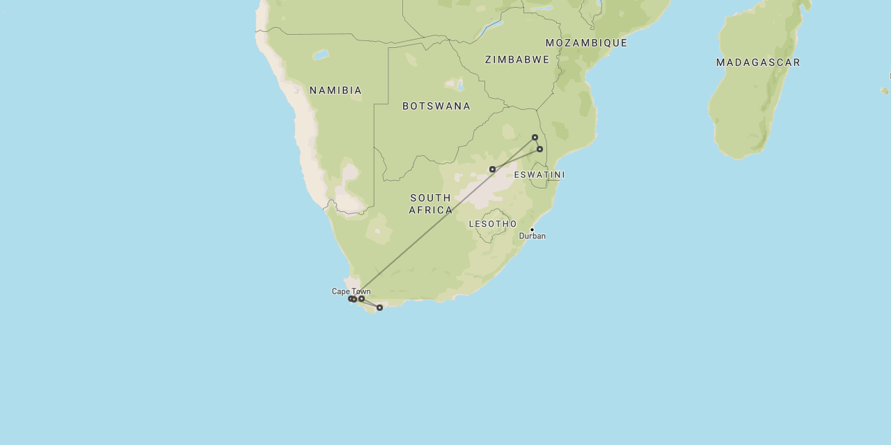 Kruger safari and Cape