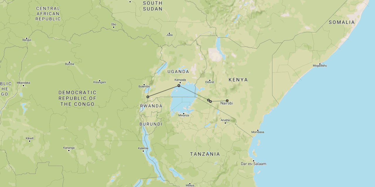 Gorillas & Maasai Mara