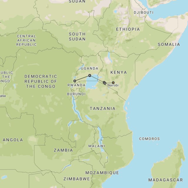 Gorillas & Maasai Mara