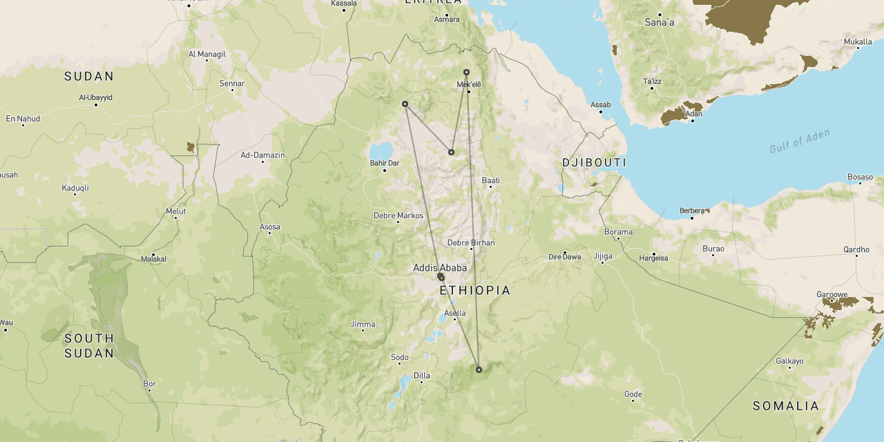 Simiens, Lalibela, Gheralta & Bale