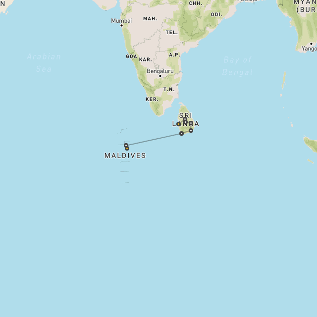 Sri Lanka and the Maldives