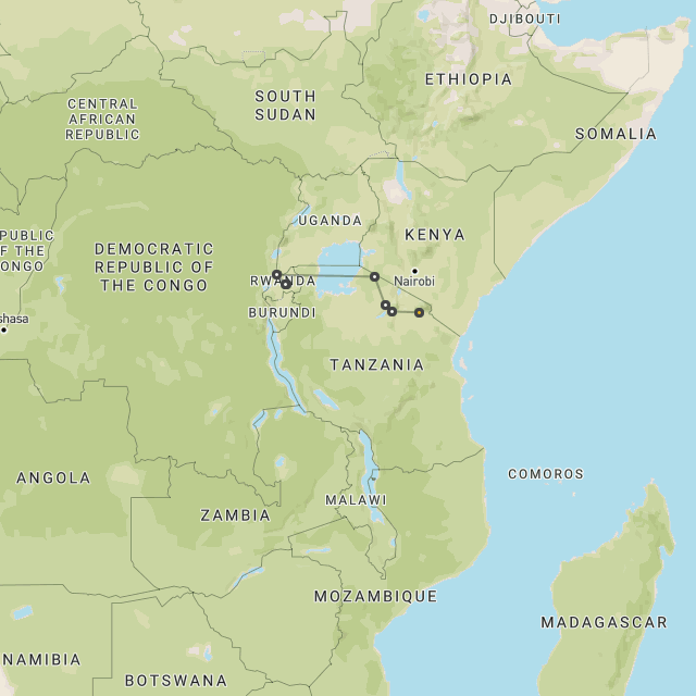 Rwanda gorillas & Serengeti